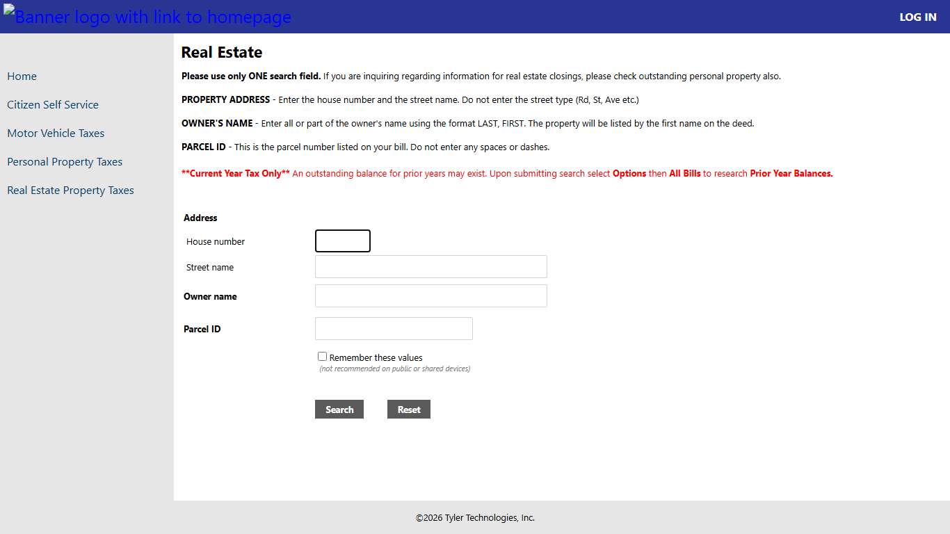 Real Estate Property Taxes